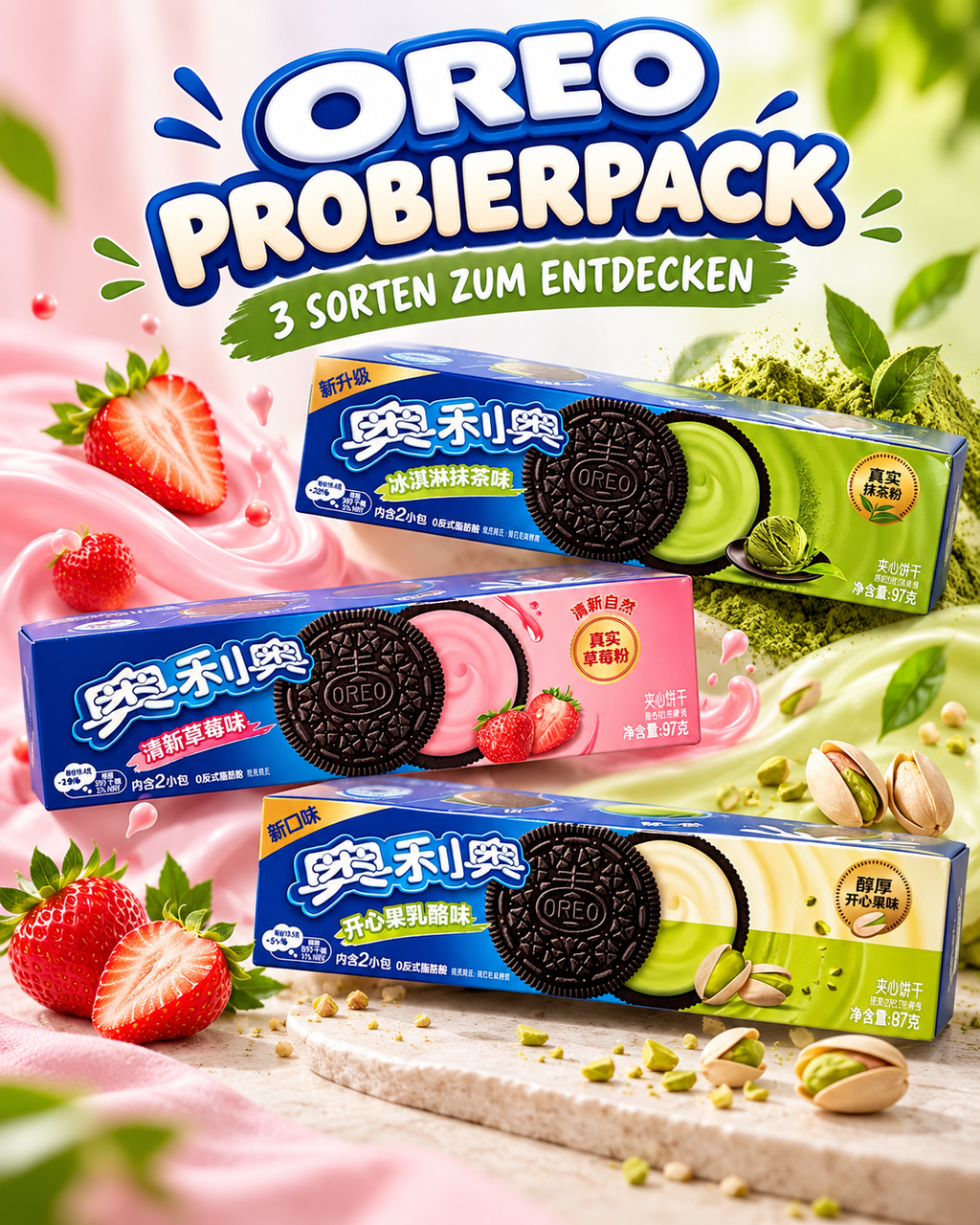 🍪 Oreo Probierpack – 3 Sorten