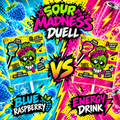 ⚔️ Sour Madness Duell – Blue Raspberry 💙 vs. Energy Drink ⚡