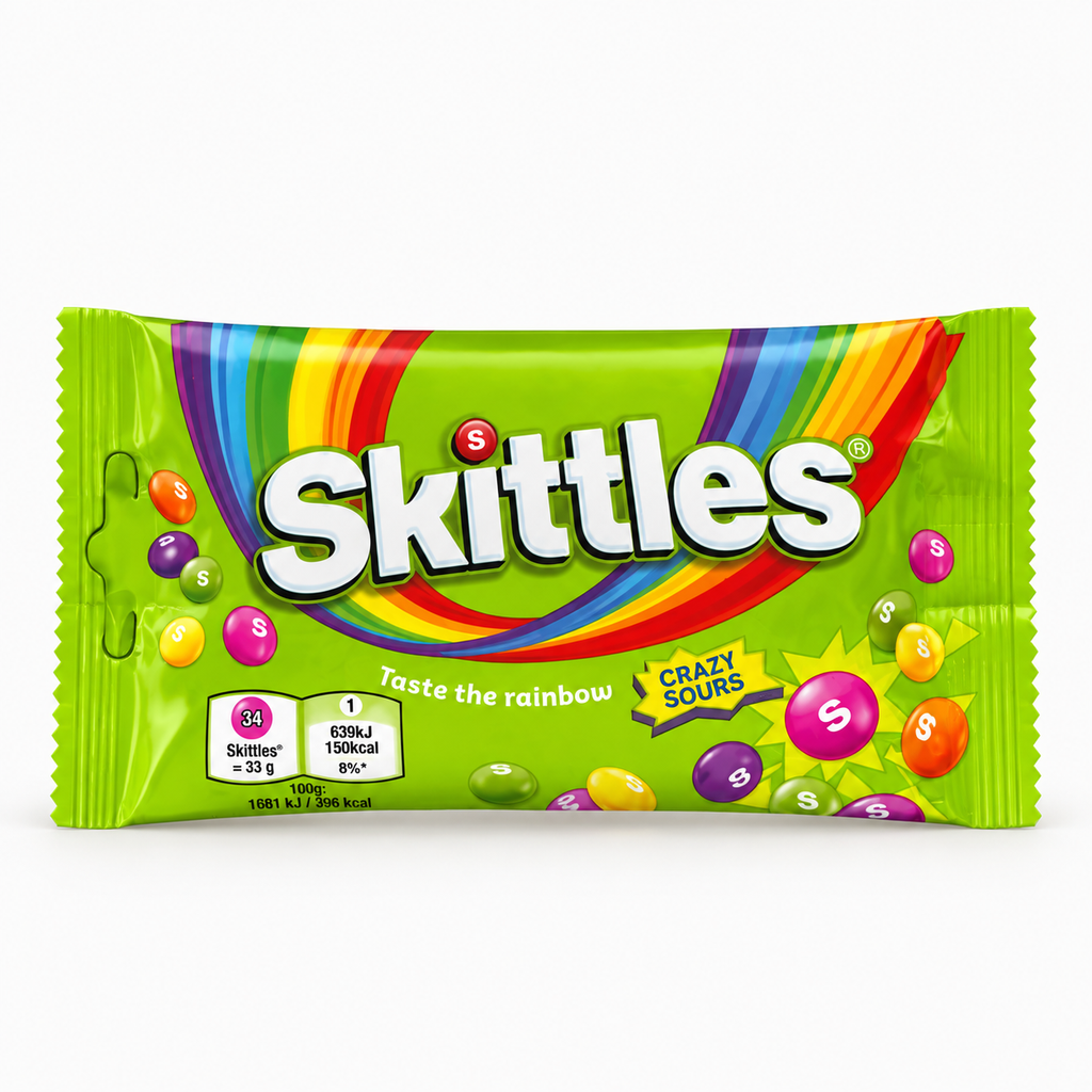 🍬 Skittles Snack-Duell Box – 3 Sorten zum Probieren