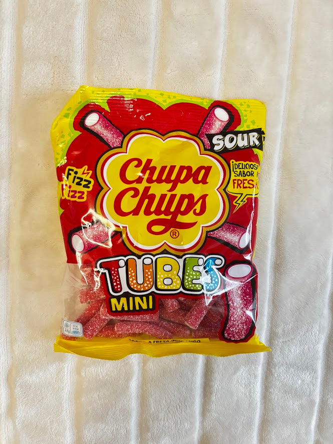 Chupa Chups Tubes Mini Strawberry Flavor